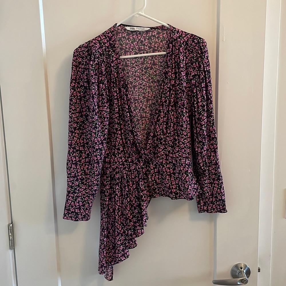 Zara Floral Blouse